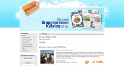 Desktop Screenshot of mundo-reisen.de