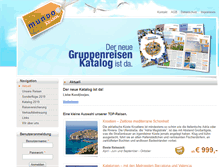 Tablet Screenshot of mundo-reisen.de